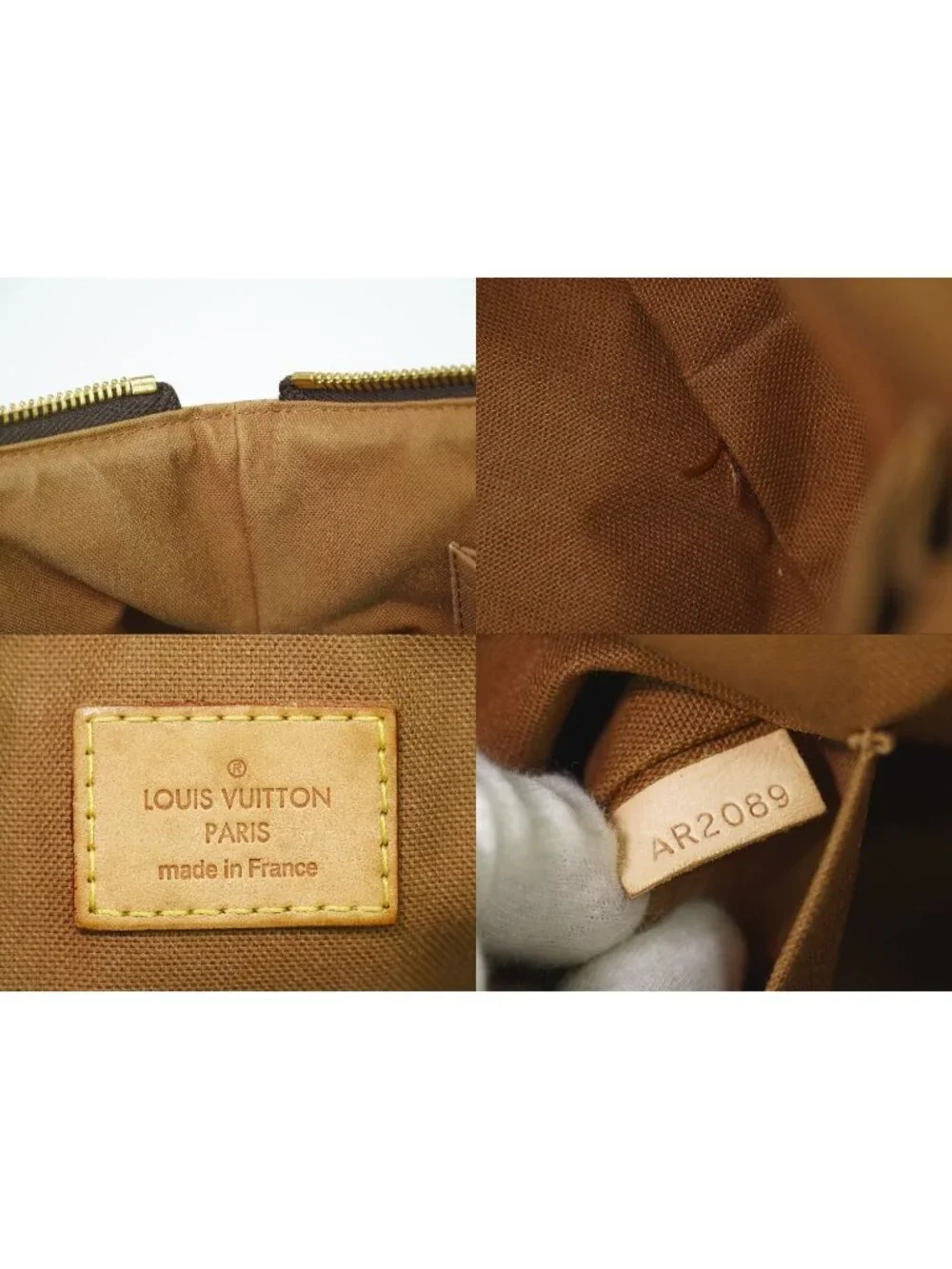 Louis Vuitton LV Tivoli PM Monogram Handbag Brown
